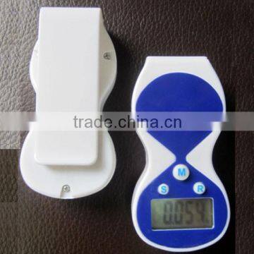 promotional digital calorie pedometer with belt clip