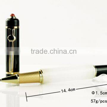 luxury metal roller pen with rose gold,metal roller pen for corporate gift