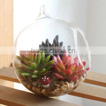 hanging vases artificial flowers diy house terrarium for Christmas and home decoration