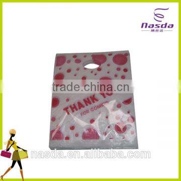 HDPE D-cut plastic bags