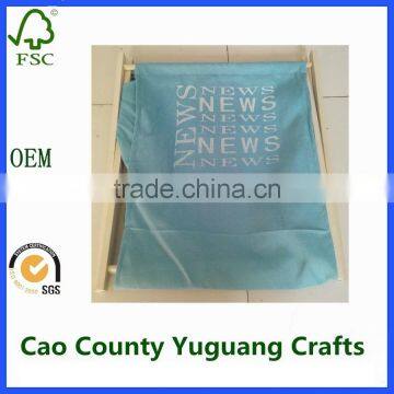 Library Magazine Newspaper Rack Folding Wooden Magazine Rack photo-4