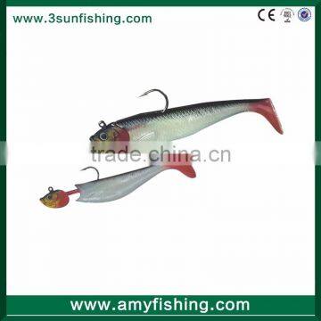 New soft fishing lure creatures bait with hook