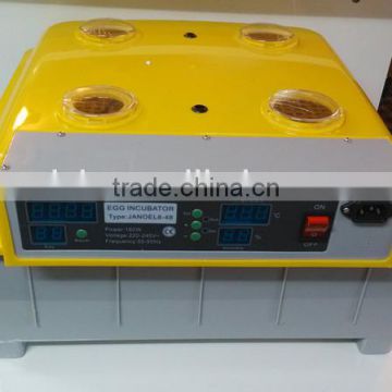 Hot sale!! Full automatic mini eggs incubation 48eggs