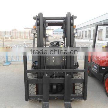 2 Ton Tcm Forklift Manual Dealers With Side Shift Fork and Three Meters Mast photo-3