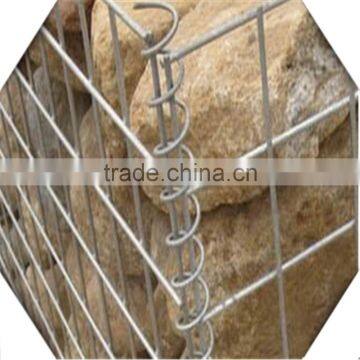 75*75mm 100*100mm Mesh Size Galvanized Stone Gabion Box photo-6