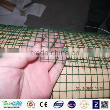 Green pvc coated welded wire mesh for Animal grooming