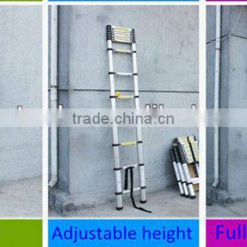 2m 7 Steps EN131 Extension Aluminum Telescopic Ladder photo-2