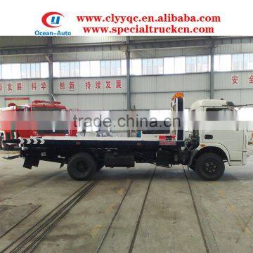 DFAC 4X2 Dlk Flat Wrecker Towing Truck for Sale photo-4