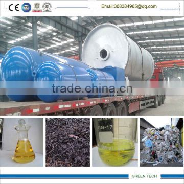 plastic to oil recycling pyrolysis plant zero pollution