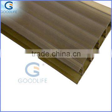 China Factory Durable Three Wall Polycarbonate Hollow Sheet With PC Granule photo-5