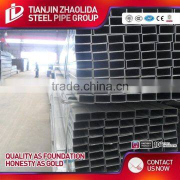 EN10219 Square Rectangular Galvanized Rectangular / Square Steel Tube for Fence Post photo-6