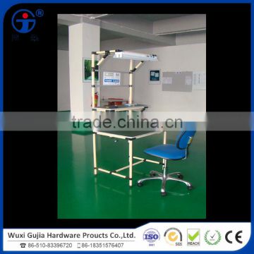 plastic coate pipe for plastic workstation