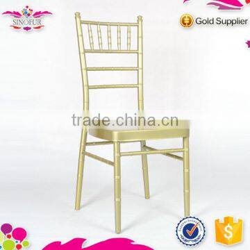 Brand new Qindao Sinofur tubular metal wedding chair