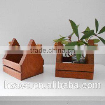 Geometric Wooden Planter - Modern Hanging Planter - Modern Hanging Planter