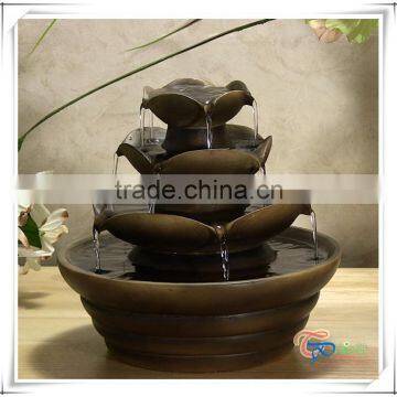 Popular Polyresin Table Top Water Features Fountains
