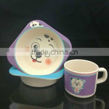 2016 Hot Selling Bamboo Fibre Kid's Bowl