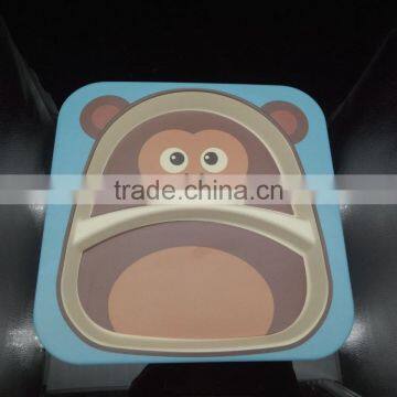 Eco Friendly Biodegradable Bamboo Fibre Plant Fibre Kid's Dinnerware Set