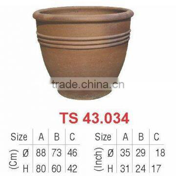 Vietnam Ceramic Rustic Outdoor flower pots