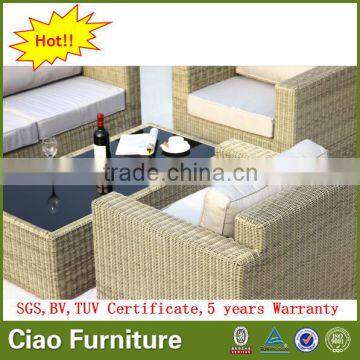 High-end Outdoor Garden Set Rattan Sectional Sofa Furniture photo-2