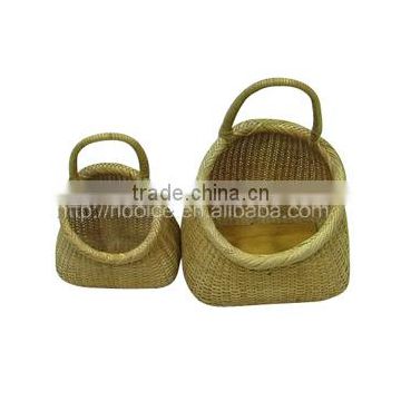 BASKET/Woven rattan basket/DECORATIVE BASKET(DAYSPA) DS-WZ754