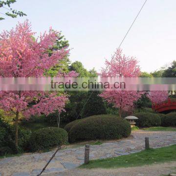 Fiberglass Trunk Wedding Romantic Decor Artificial Silk Flower Cherry Blossom Tree photo-5