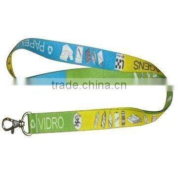 Heat-transfer printing lanyard