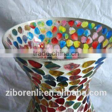 Wedding Favors Shapes Colored Mosaic Murano Art Glass Vase photo-2