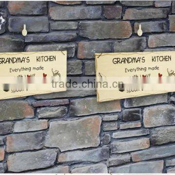 High Grade Fine Welcome Card Handmade Wood Doorplate for Shop
