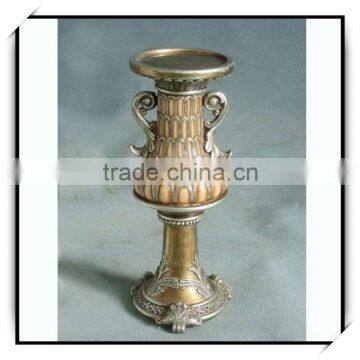 Home decoration 10 Inches gold resin candle holder