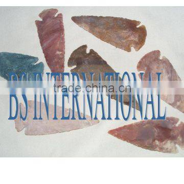 Natural Agate Arrowheads