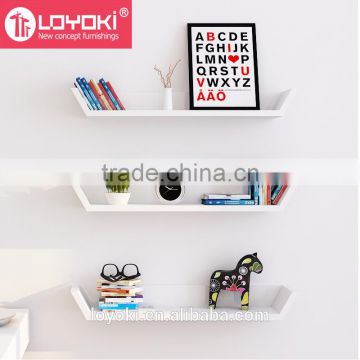 Creative Home decorative Wall Floating Chipboard Mdf Wall Shelf