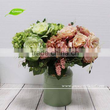 GNW FL-RS60-4-3 Hot sales indoor use rose flower and hydrangea for decoration