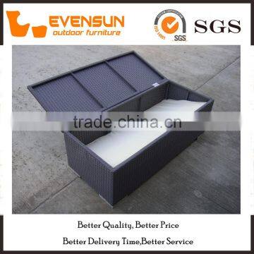 Long Shape Rattan Storage Box Outdoor Wicker Furniture photo-4