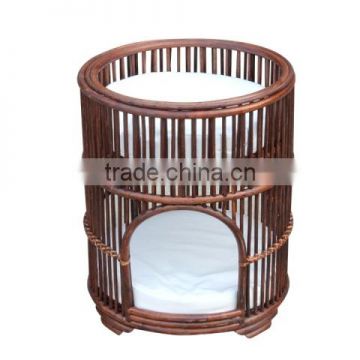 Hot sales ! Handmade 100% natural rattan pet house