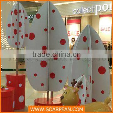PVC handmade christmas tree for commercial display decoration