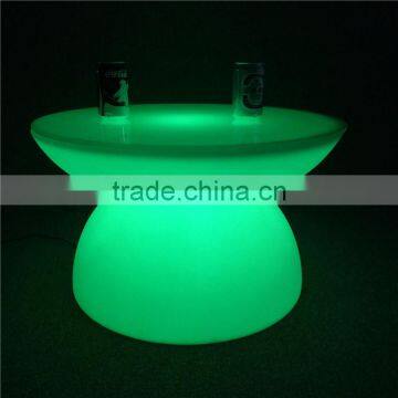 Night Club LED Furniture Glowing 16 Colors Changeable Solar Powered Led Bar Table 66*66*42cm photo-3