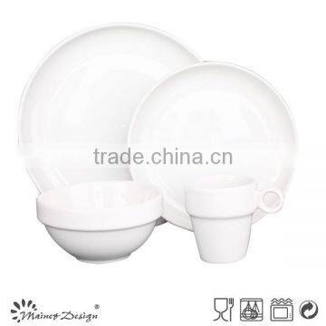 Set16 Ceramic Dinnerware Set Solid Color Dinner Set Stoneware Stackable Dinner Set Gift Box Packing photo-3