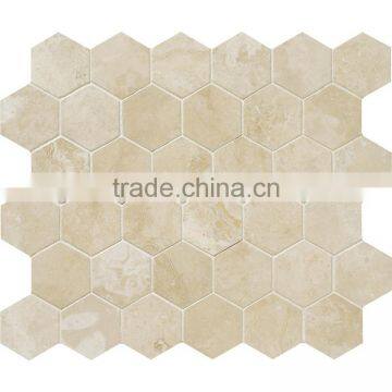 MM-CV229 Affordable Modern Home Design Natural Stone Hexagon Marble Mosaics and Tiles photo-2