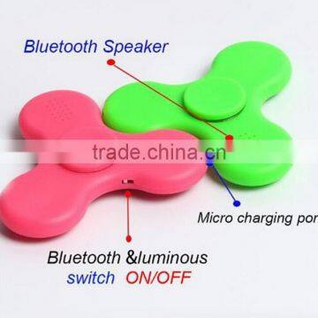 New Bluetooth Led Hand Spinner, Finger Tip Gyroscope, Finger Tip Gyroscope, Bluetooth Sound Fidget Spinner, Led With Lamp photo-4