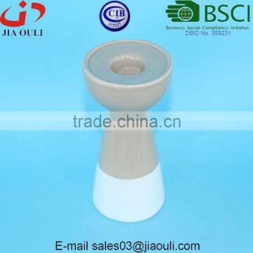 Pillar Shape Couple Colors Ceramic Tea Light Holders photo-2