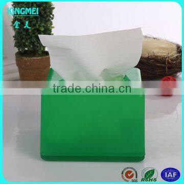 Custom made green plastic napkin holder ,tissue box,acrylic facial tissue box