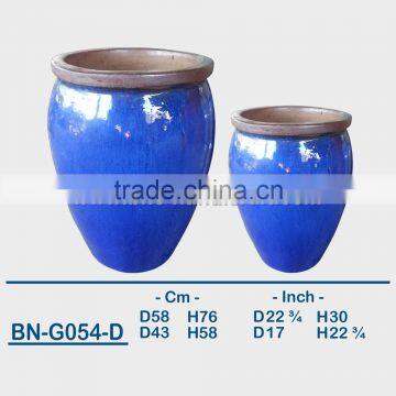 GLAZED CERAMIC OUTDOOR POT BN-G054 photo-4