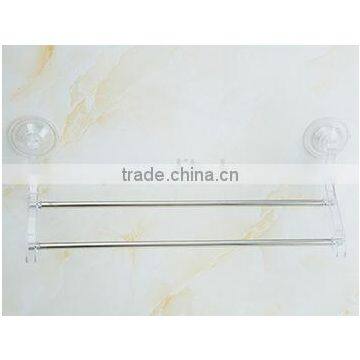 Plastic Double Towel Rack With Sucker photo-2