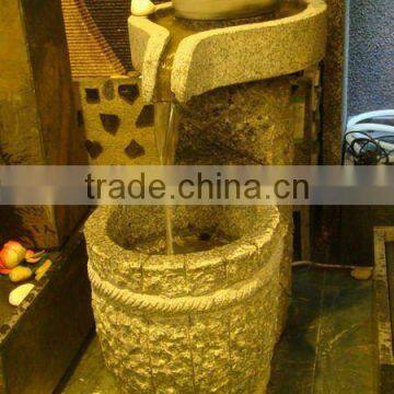 Ancient Water Utensil Granite Fountain photo-3