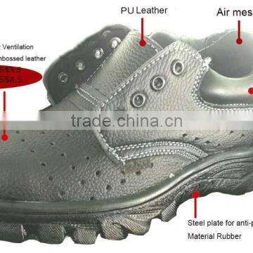 PU Leather Buffalo Leather Waterproof High Quality Safety Shoes photo-4