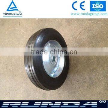 solid trolley wheel 8 inch for hand trolley