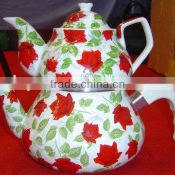 1.2L 1.5L 2L Promotion in Paraguay and Egypt Enamel Kettle