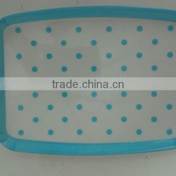 Melamine Tray With Double Handle C3007