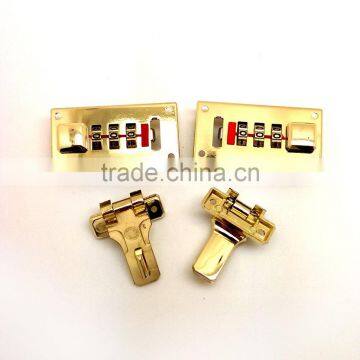 Security Combination Number Lock With Hasp for Pilot Case, Combination Lock With Push Buttom for Suitcase, Righjt Hand photo-2