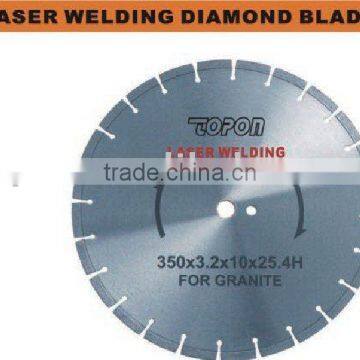 Laser welding diamond blade